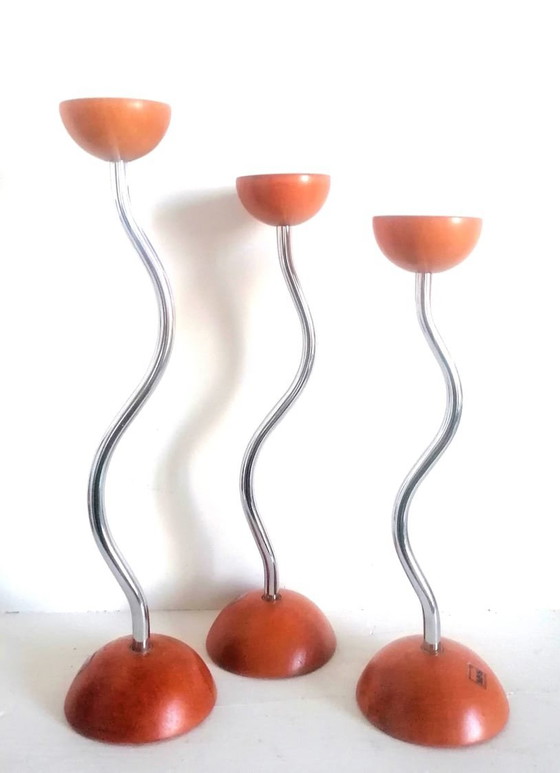 Image 1 of 3 X Postmodern candlesticks , Germany 1970