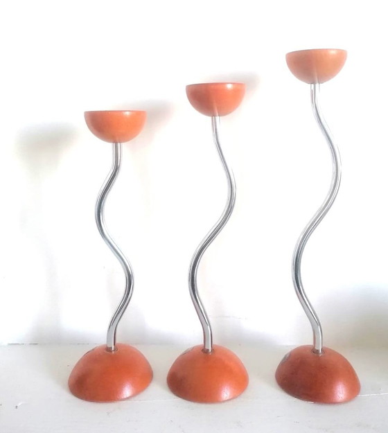 Image 1 of 3 X Postmodern candlesticks , Germany 1970