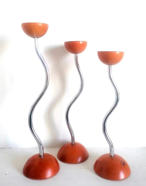 Image 1 of 3 X Postmodern candlesticks , Germany 1970