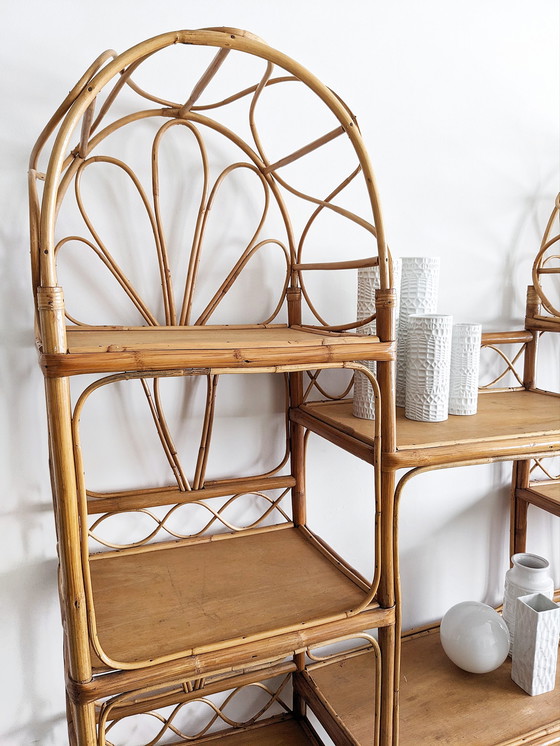 Image 1 of Sixties Rattan Rack