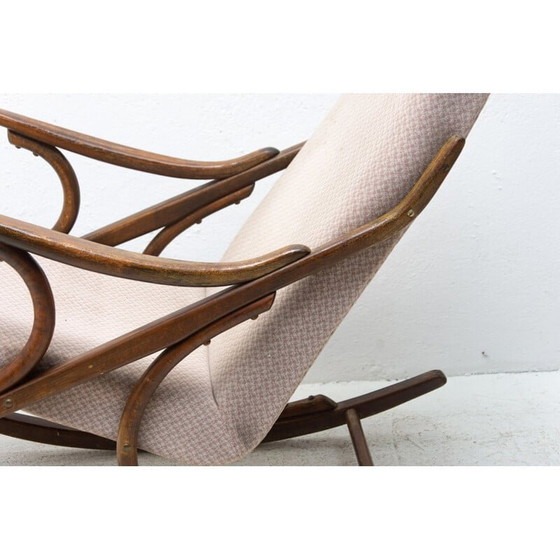 Image 1 of Vintage bentwood rocking chair by Ton, Czechoslovakia 1960