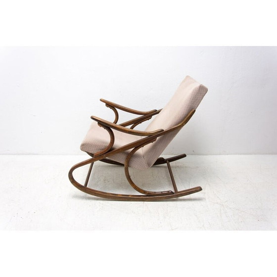 Image 1 of Vintage bentwood rocking chair by Ton, Czechoslovakia 1960