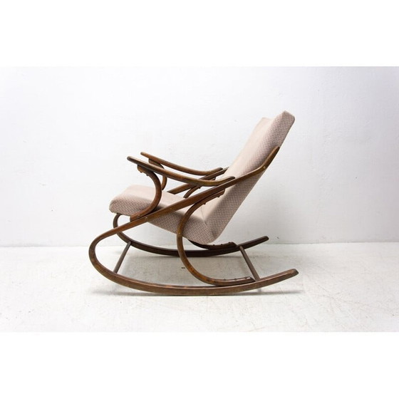 Image 1 of Vintage bentwood rocking chair by Ton, Czechoslovakia 1960