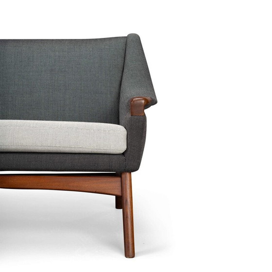 Image 1 of Vintage grey 3-seater sofa by Johannes Andersen for Cfc Silkeborg, 1960s