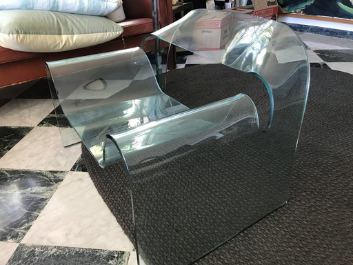 Fiam Italia Glass Table and Armchair