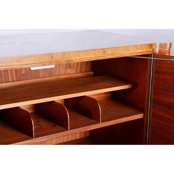 Image 1 of Vintage Art Deco cabinet in maple and walnut by J. Halabala for Up Zavody, Czechoslovakia 1930