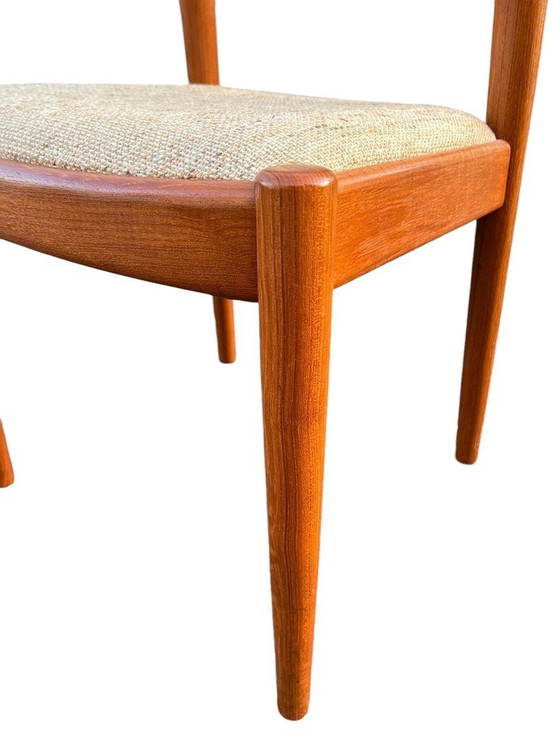 Image 1 of Niels Koefoed For Hornslet, 6 chairs / dining chairs, model '177', teak, 1960s, Denmark