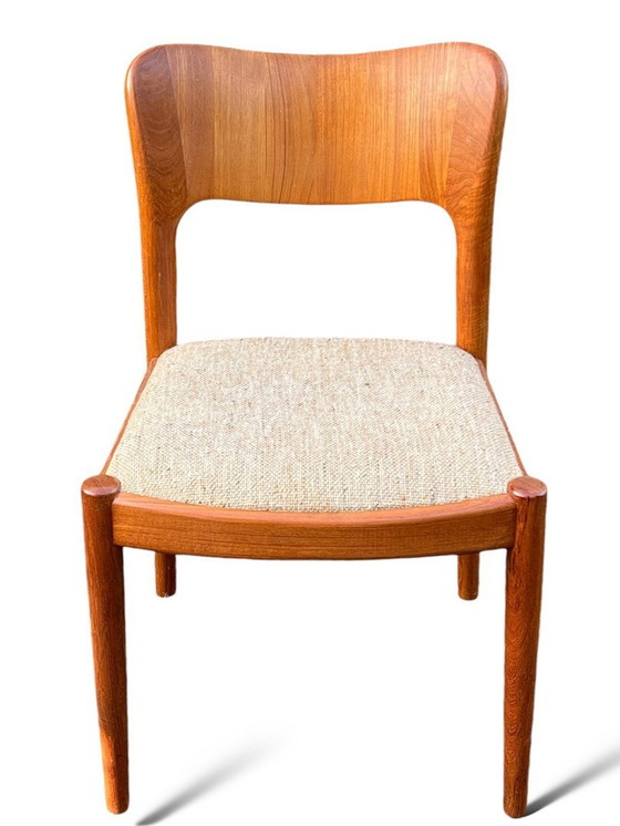 Image 1 of Niels Koefoed For Hornslet, 6 chairs / dining chairs, model '177', teak, 1960s, Denmark