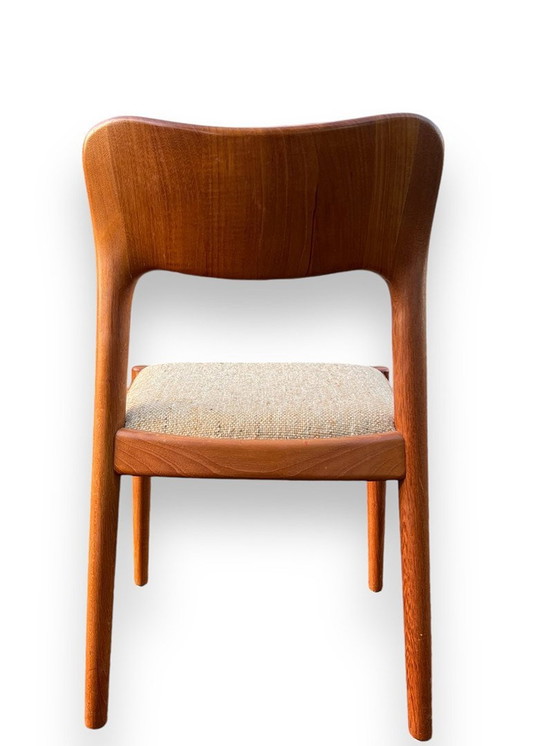 Image 1 of Niels Koefoed For Hornslet, 6 chairs / dining chairs, model '177', teak, 1960s, Denmark