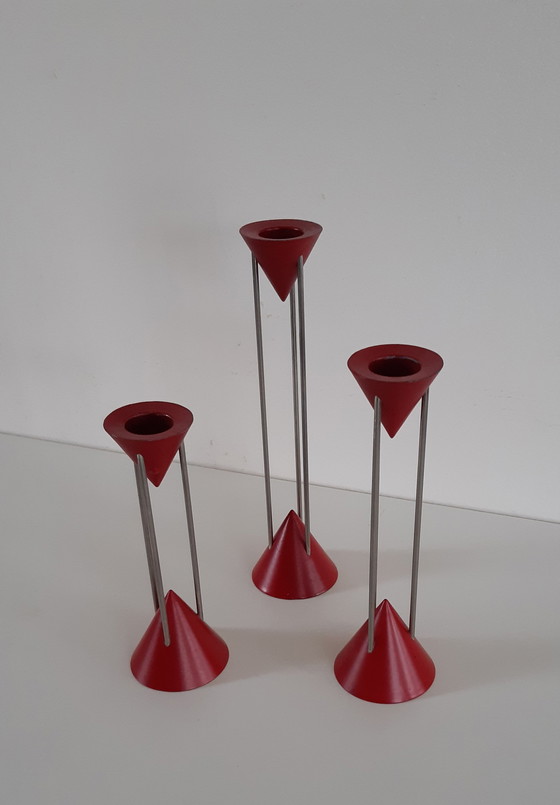 Image 1 of 3x Markus Börgens candlesticks