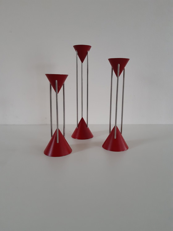 Image 1 of 3x Markus Börgens candlesticks