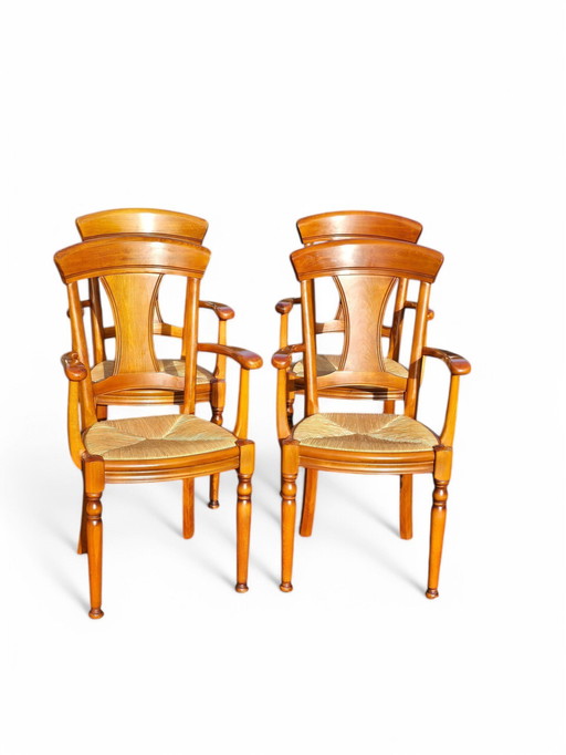 Set Of 6 Chairs - Fauteuils De Style Provençal