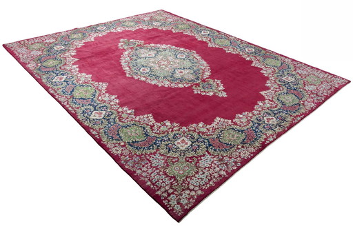 375 X 307 Cm - Kerman - High Quality Hand-Knotted Persian Carpet