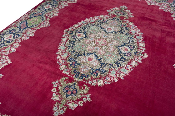 Image 1 of 375 X 307 Cm - Kerman - High Quality Hand-Knotted Persian Carpet