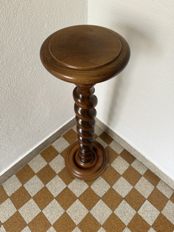 Image 1 of 60's Twisted Wood Column