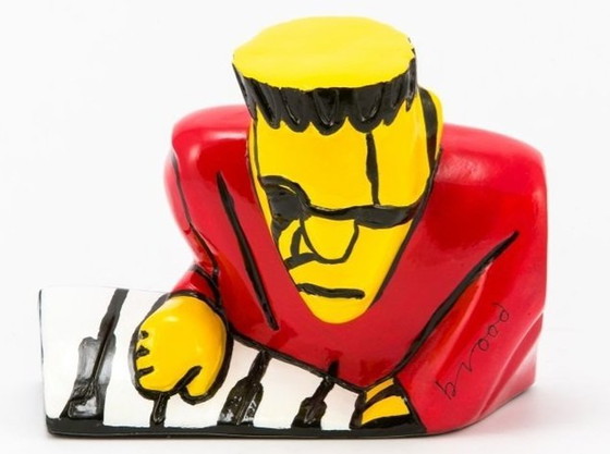Image 1 of Statua &quot;I&quot; di Herman Brood 9,5 X 12,5 X 15 cm