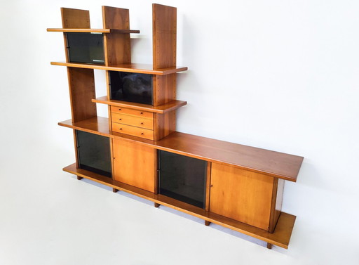 Mid-Century Modern Wall Unit By Saporiti, Italy,1970S