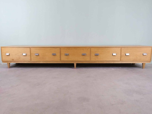 XXL Vintage Industrial Sideboard MidCentury 