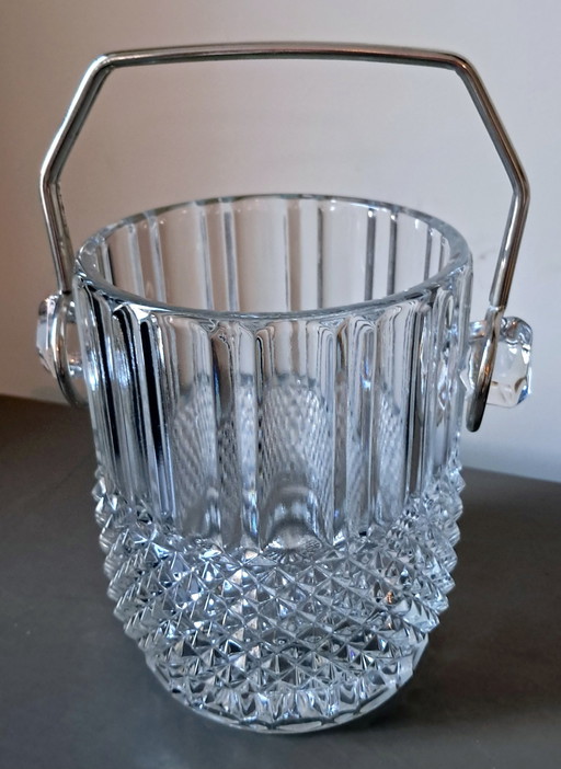 Glass Ice Bucket, 1970