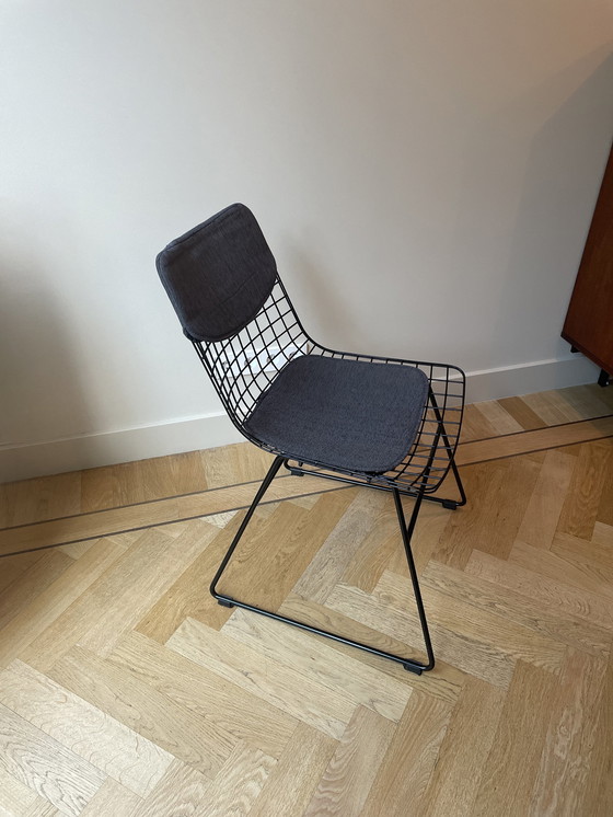 Image 1 of Hk Living Wire Chair- Black