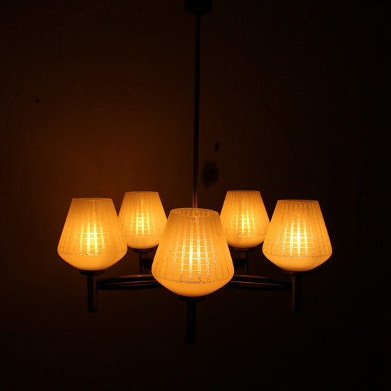 Image 1 of Lampadario vintage in mogano