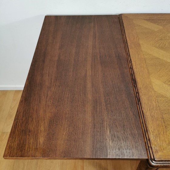 Image 1 of Brocante Queen Ann Dining Table Dining Room Table Extendable And Demountable