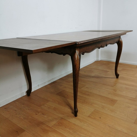 Image 1 of Brocante Queen Ann Dining Table Dining Room Table Extendable And Demountable