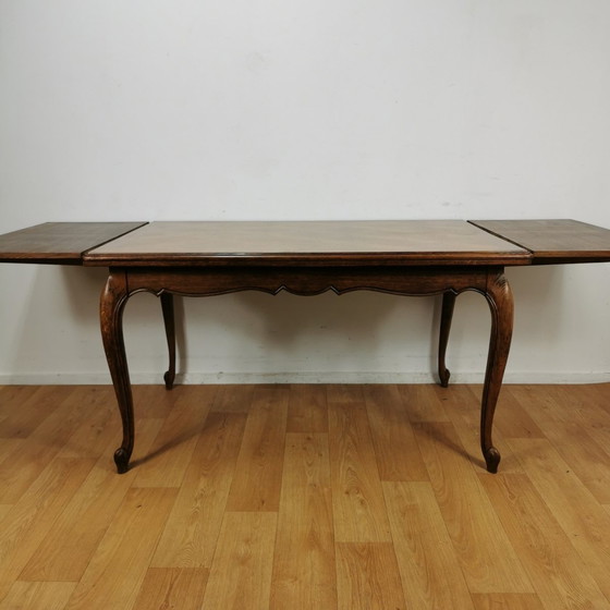 Image 1 of Brocante Queen Ann Dining Table Dining Room Table Extendable And Demountable