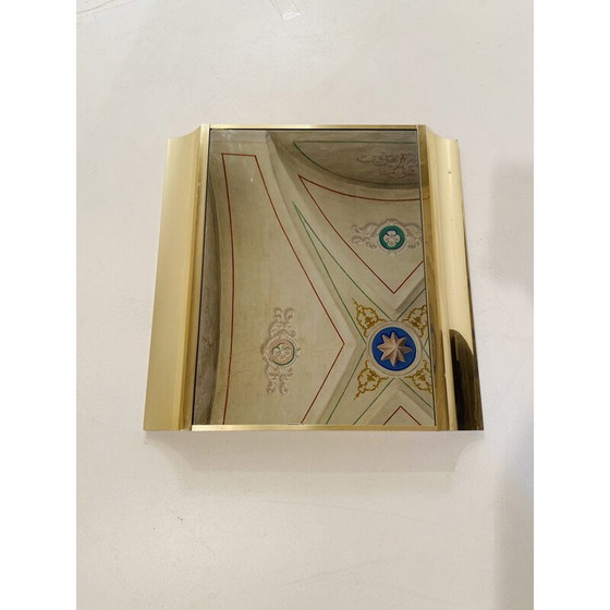 Image 1 of 1x specchio da parete dorato in stile Regency italiano, anni '70