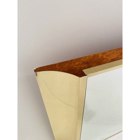Image 1 of 1x specchio da parete dorato in stile Regency italiano, anni '70