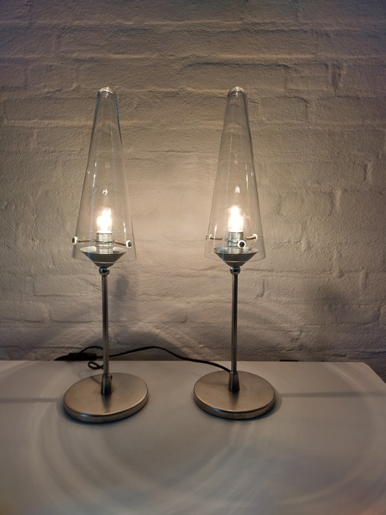 Image 1 of Set of Vintage Pola Table Lamps