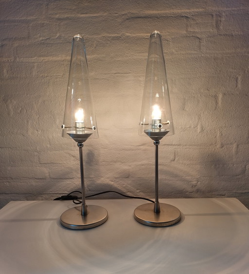 Set de lampes de table vintage Pola