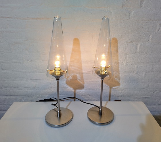 Image 1 of Set of Vintage Pola Table Lamps