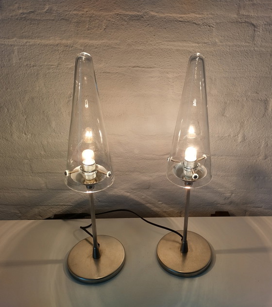Image 1 of Set of Vintage Pola Table Lamps