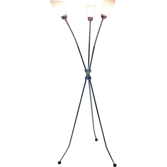 Image 1 of Lampada da terra vintage cromata "tipo 101" di Lidokov