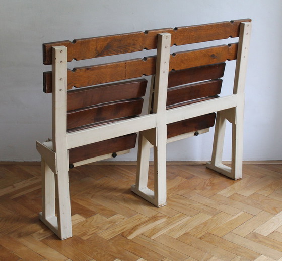 Image 1 of 1970'S Stadium Bench, Seats No. 9 And No. 10