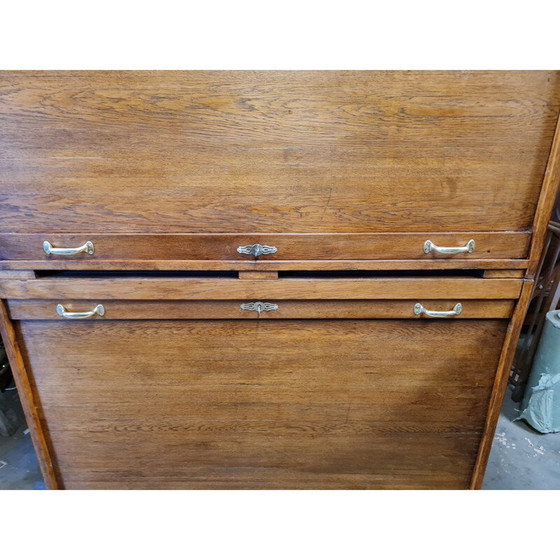 Image 1 of Vintage oak curtain cabinet