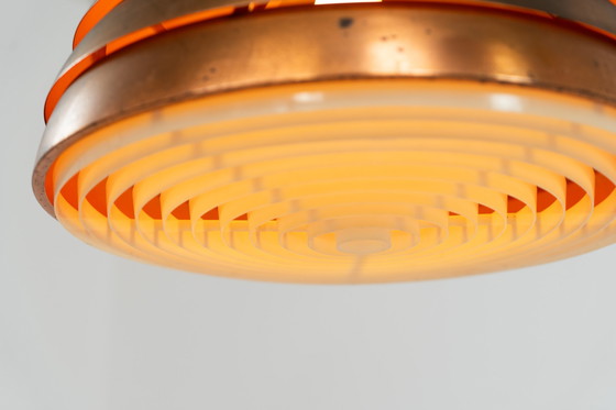 Image 1 of Early copper “Beehive” pendant light by Hans-Agne Jakobsson for AB Markaryd (Sweden, 1950s).