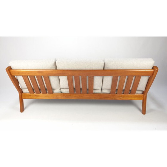 Image 1 of Mid-century teak 3-Seater Sofa by Juul Kristensen for Glostrup, 1970s