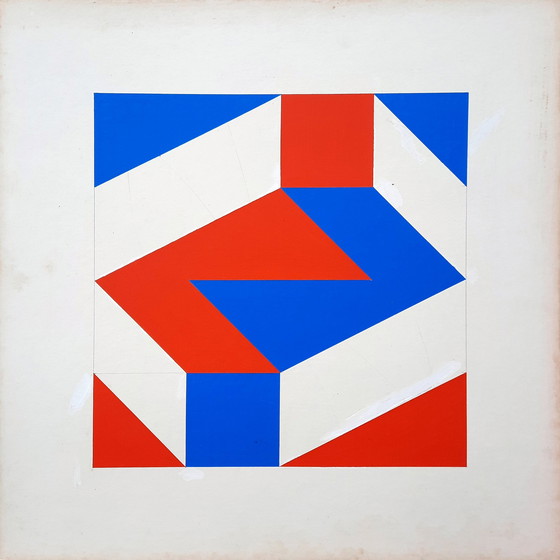 Image 1 of Composition [Unicum] - Artist: Georg Ruyter - 1969