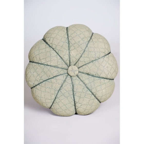 Image 1 of Mid century round footrest, 1950s