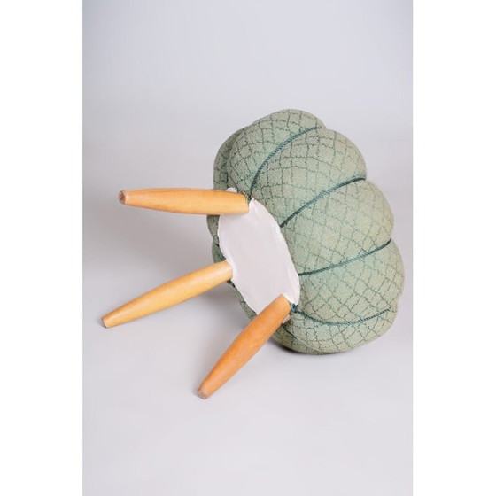 Image 1 of Mid century round footrest, 1950s