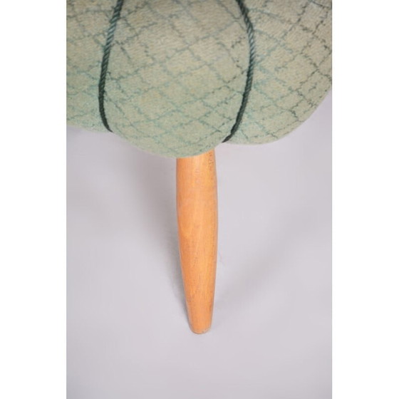 Image 1 of Mid century round footrest, 1950s