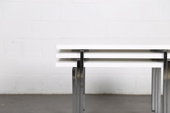 Image 1 of Three modern set tables by Trix & Robert Haussmann for Swiss Form