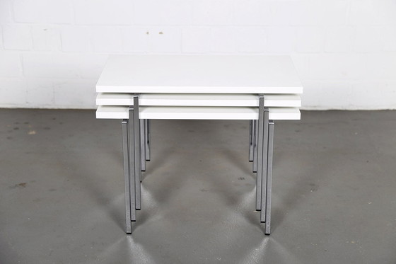 Image 1 of Three modern set tables by Trix & Robert Haussmann for Swiss Form