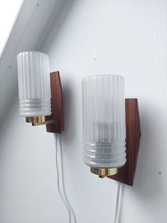 Image 1 of 2x Wall Lights Midcentury Sweden