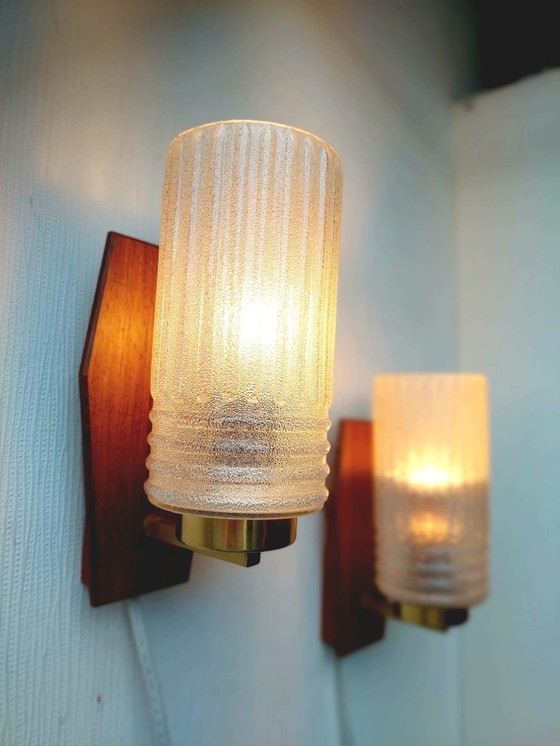 Image 1 of 2x Wall Lights Midcentury Sweden