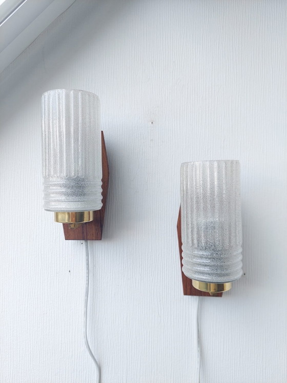 Image 1 of 2x Wall Lights Midcentury Sweden