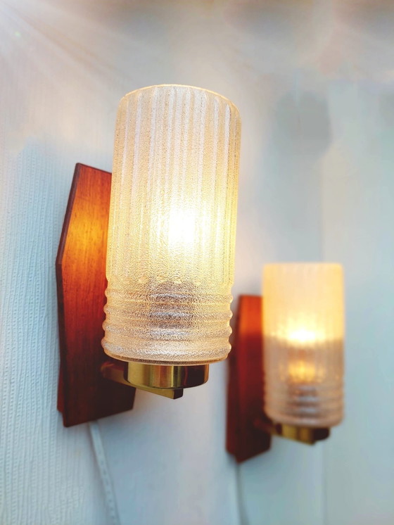 Image 1 of 2x Wall Lights Midcentury Sweden