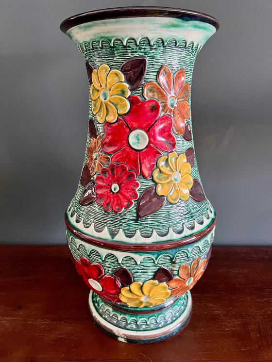 Image 1 of Large Bay floor vase